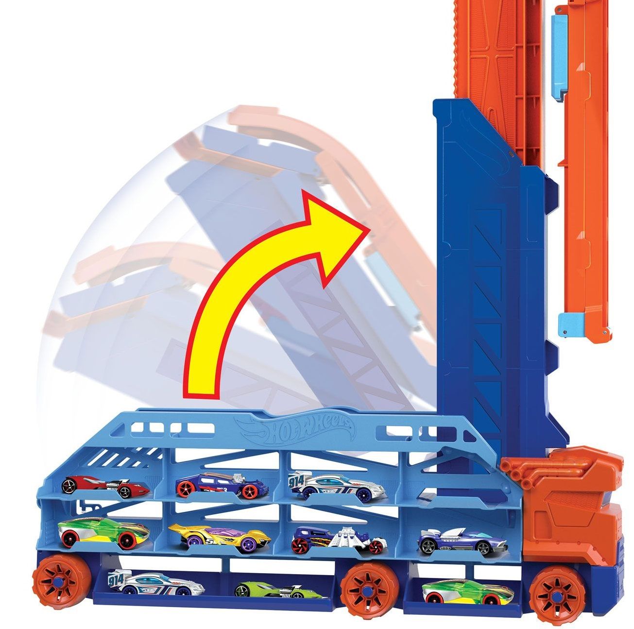 Dje Ja Igra Ka Hot Wheels City Auto Transporter Sa Stazom Za Spu Tanje S Auti Ima Ozone Hr