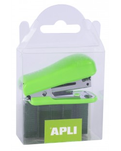 Zelena mini klamerica APLI - S 2000 komada, Zelene spajalice