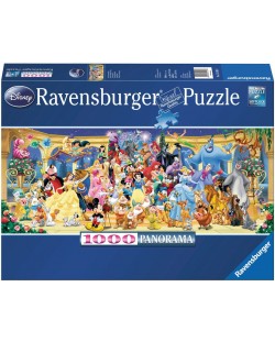 Panoramska slagalica Ravensburger od 1000 dijelova - Disneyevi likovi