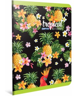 Bilježnica А4 Gipta - Tropical, 60 listova