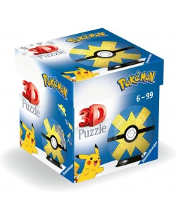 3D Slagalica Ravensburger od 54 dijela - Pokemon: Quick Ball