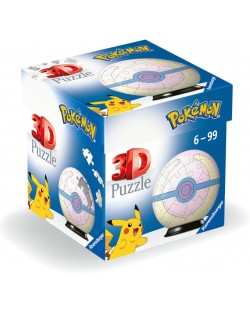 3D Slagalica Ravensburger od 54 dijela - Pokemon: Heal Ball