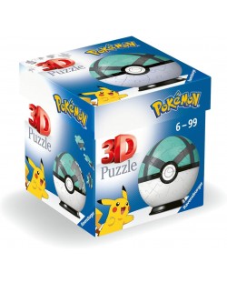 3D Slagalica Ravensburger od 54 dijela - Pokemon: Net Ball