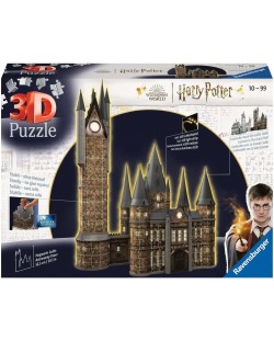 3D Slagalica Ravensburger od 540 dijelova - Harry Potter: Dvorac Hogwarts, Astronomski toranj