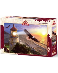 Puzzle Art Puzzle od 1000 dijelova - Visok let iznad izlaska sunca, Steve Sundram