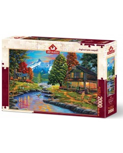 Puzzle Art Puzzle od 2000 dijelova - Obje obale