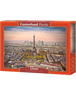 Puzzle Castorland od 1500 dijelova - Gradski pejzaž Pariza