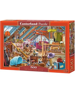 Puzzle Castorland od 500 dijelova - Potkrovna soba 