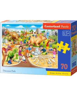 Slagalica Castorland od 70 dijelova - Park dinosaura