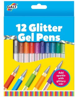 Set kemijskih olovaka Galt – Glitter gel, 12 boja