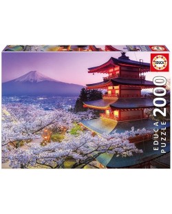 Puzzle Educa od 2000 dijelova - Planina Fuji, Japan
