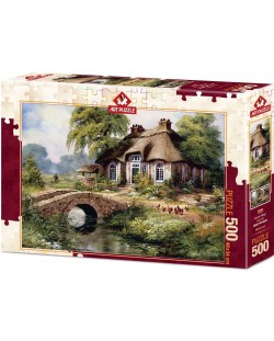 Puzzle Art Puzzle od 500 dijelova - Kuća među zelenilom, Reint Withaar