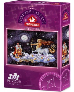 Puzzle Art Puzzle od 100 dijelova - Horoskopski znak Strijelac