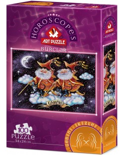 Puzzle Art Puzzle od 100 dijelova - Horoskopski znak Blizanci