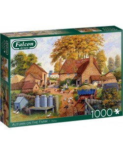 Puzzle Falcon od 1000 dijelova - Jesen na farmi, Finley