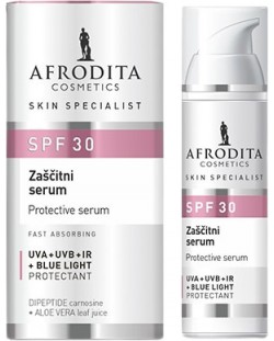 Afrodita Skin Specialist Zaštitni serum za lice, SPF 30, 30 ml