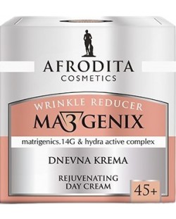 Afrodita Ma3genix Zatežuća dnevna krema, 45+, 50 ml