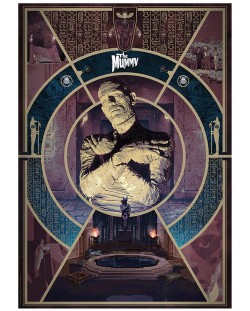 Art print FaNaTtik Horror: Universal Monsters - The Mummy (Limited Edition)