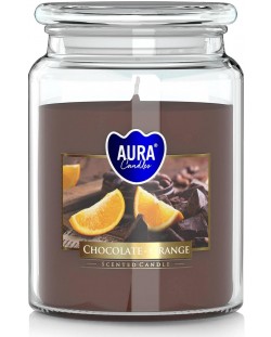 Mirisna svijeća Bispol Aura - Chocolate and Orange, 500 g