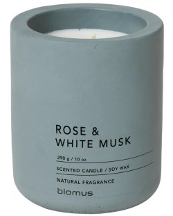 Mirisna svijeća Blomus Fraga - L, Rose & White Musk, FlintStone