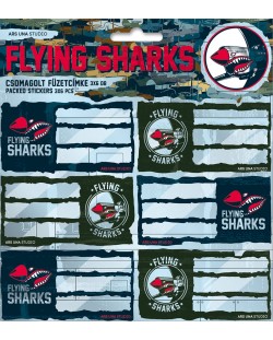 Školske naljepnice Ars Una Flying Sharks - 18 komada
