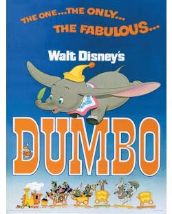 Umjetnički otisak Pyramid DIsney: Dumbo - The Fabulous
