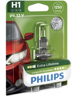 Žarulja za auto Philips - LLECO, H1, 12V, 55W, P14.5s