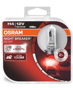 Auto žarulje Osram - H4, 64193NBS, Night Breaker Silver