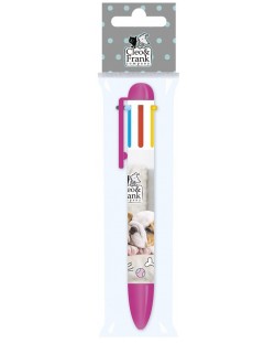 Automatska olovka Derform Cleo&Frank - Sa štencima, s 6 boja