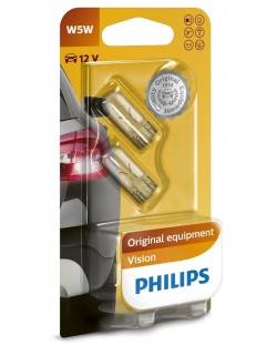 Auto žarulje Philips - 12V, W5W, W2.1X9.5d, 2 komada