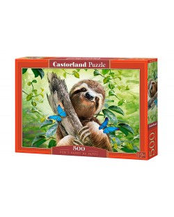 Puzzle Castorland od 500 dijelova - Ne žuri, budi sretan