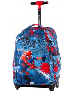 Ruksak na kotače Cool Pack Jack - Spider-Man Denim