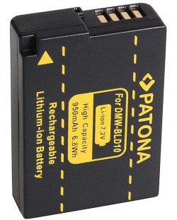 Baterija Patona - zamjena za Panasonic DMW-BLD10, crna