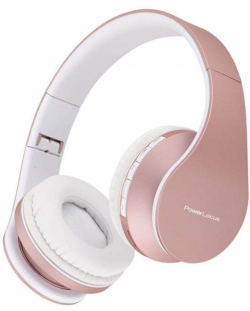 Bežične slušalice PowerLocus - P1, ružičasto/zlatne
