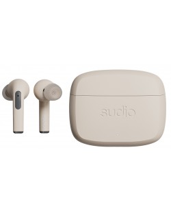 Bežične slušalice Sudio - N2 Pro, TWS, ANC, bež