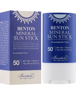 Benton Mineralni stick za sunčanje, SPF50+, 15 g