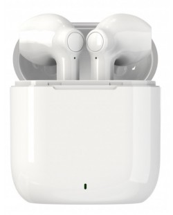 Bežične slušalice Denver - TWE-39W, TWS, bijele