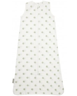 Vreća za spavanje za bebe Meyco Baby - Tog 0.3, 70 cm, Dotts, Light Green