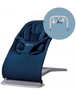 Ležaljka za bebe 3 u 1 Ergobaby - Evolve, Midnight Blue