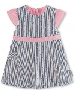 Haljina za bebe s UV30+ zaštitom Sterntaler - Prugasta, 68 cm, 5-6 mjeseci
