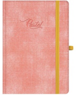 Dnevnik Lastva Pastelix - А5, 112 l, chamois, redovi, rozi