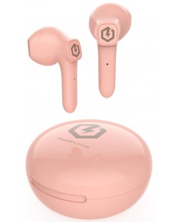 Bežične slušalice PowerLocus - PLX4, TWS, ružičaste