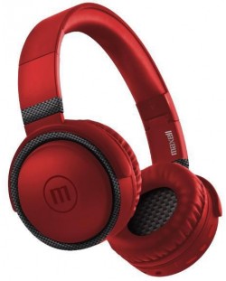 Bežične slušalice s mikrofonom Maxell - BTB52, crvene