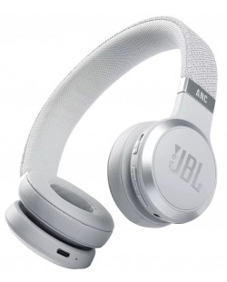 Bežične slušalice s mikrofonom JBL - Live 460NC, ANC, bijele