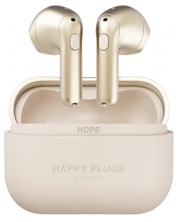 Bežične slušalice Happy Plugs - Hope, TWS, zlatne