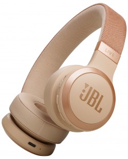 Bežične slušalice JBL - Live 670NC, ANC, Sandstone
