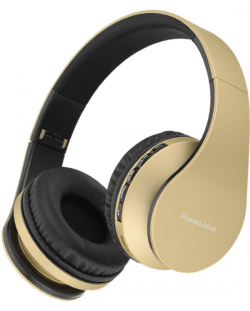 Bežične slušalice PowerLocus - P1, zlatne