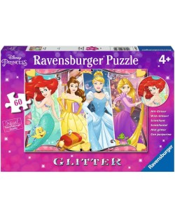 Briljantna slagalica Ravensburger od 60 dijelova - Prekrasna pjesma Disneyevih princeza