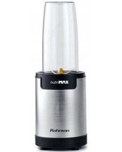 Blender Rohnson - R-596 Nutri Max, 0.8l, 1 stupanj, 900W, srebrni