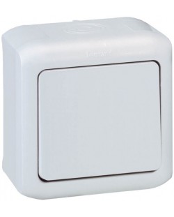 Gumb Legrand - Forix 782364, 6 A, IP 44, bijeli